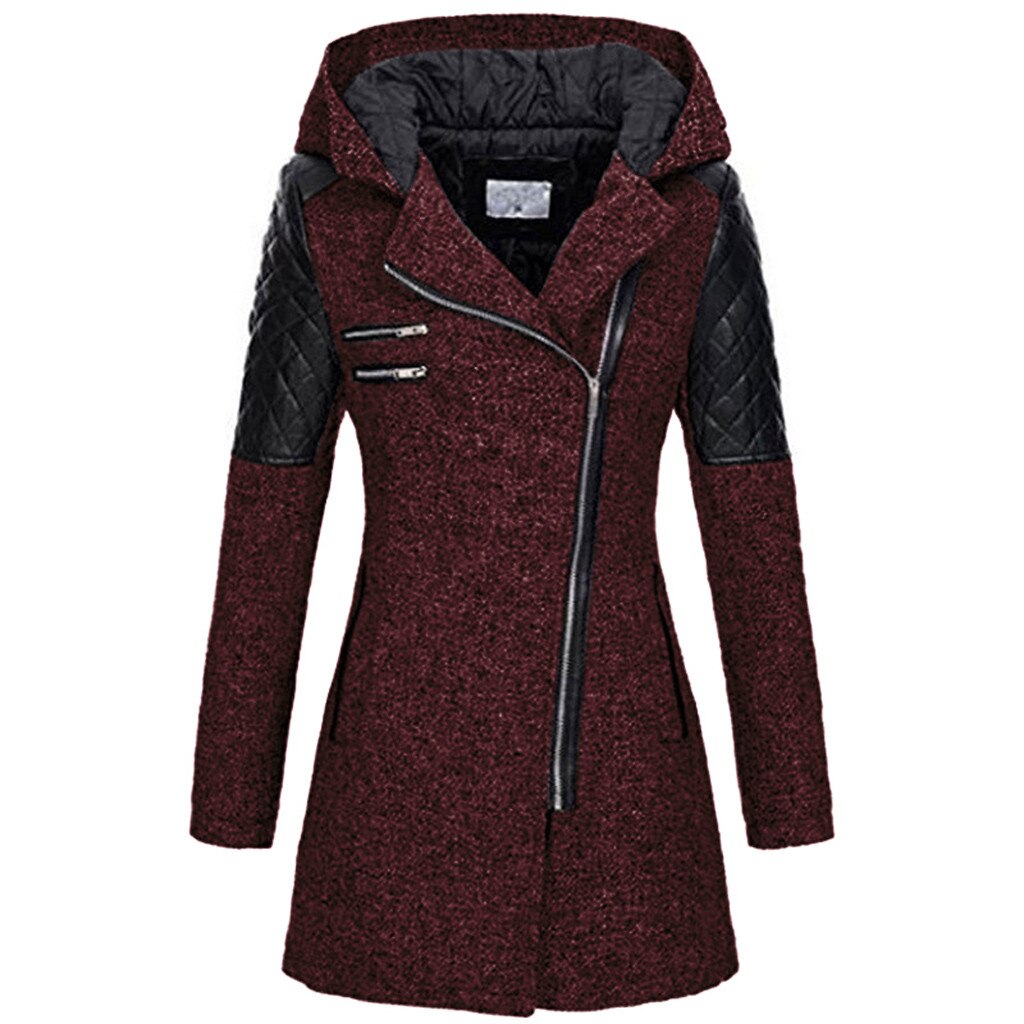 Stylish Women's Asymmetrical Quilted Coat