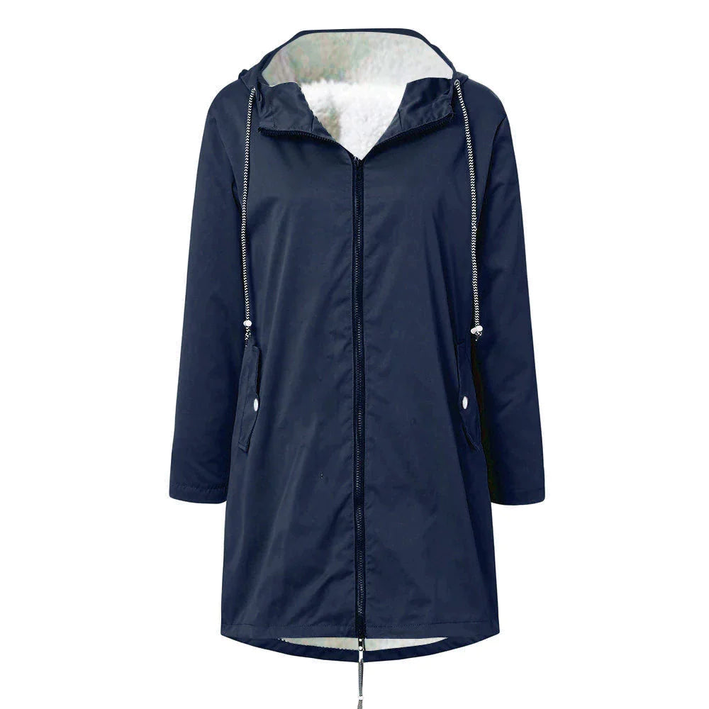 Waterproof Fleece Jacket for Women Warm and Comfortable Autumn Winter