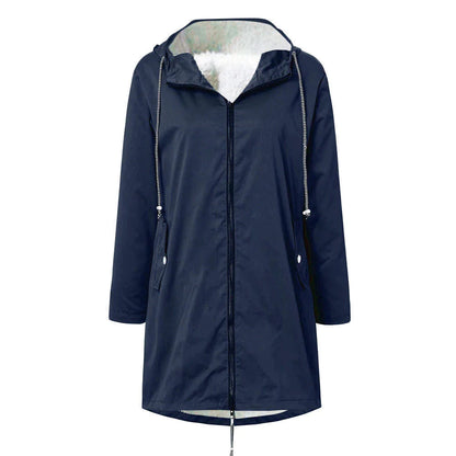 Waterproof Fleece Jacket for Women Warm and Comfortable Autumn Winter