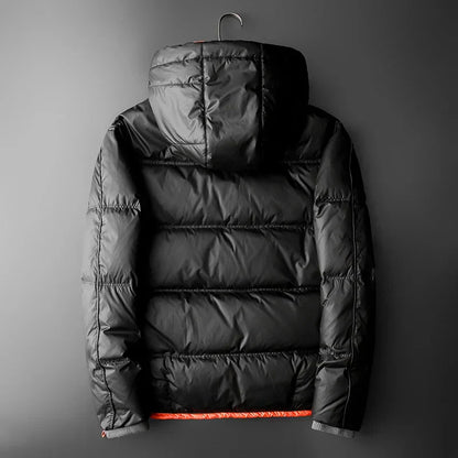 Kapuzenpullover Modern Kontrastfarben - IdealeKleiden