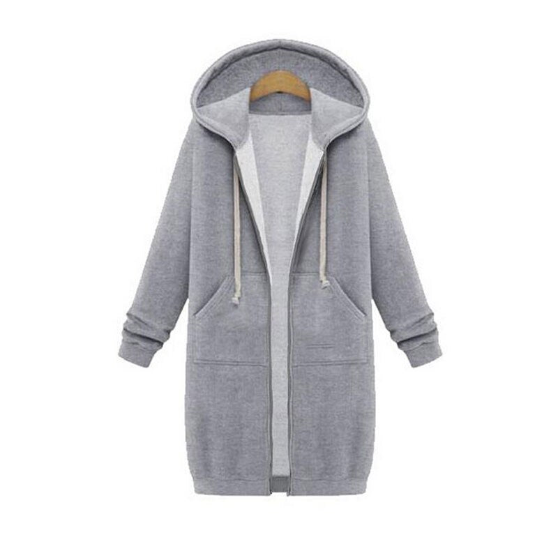 Stylish Women's Long Sweatshirt Design Jacket