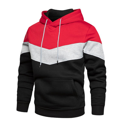 Bequemer Herren Hoodie Baumwolle Mix - IdealeKleiden