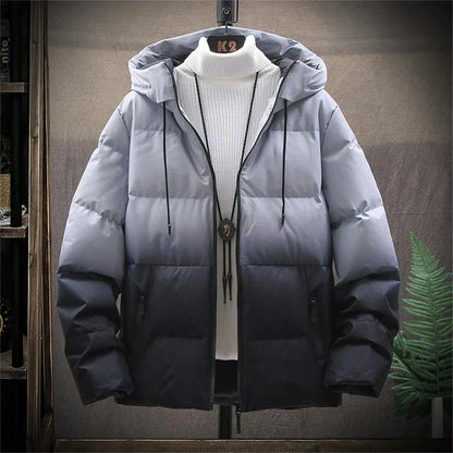 Waterproof Winter Jacket Gradient Design