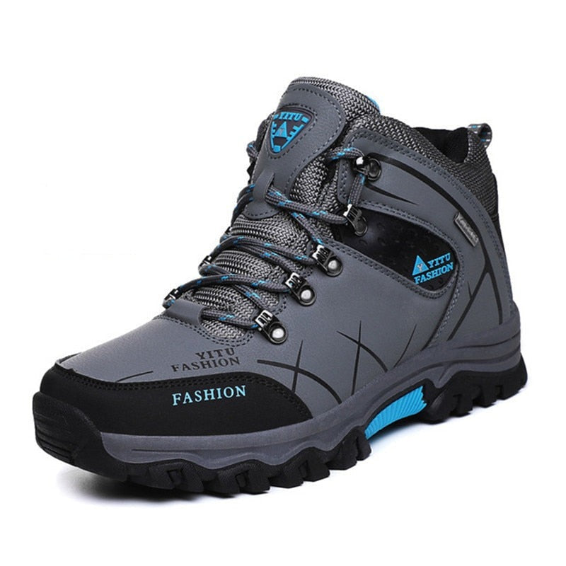 Men's Waterproof Leather Winter Boots