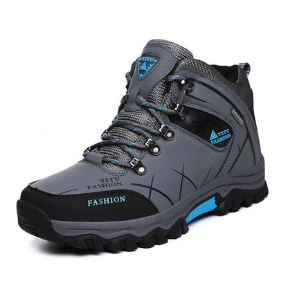 Men's Waterproof Leather Winter Boots