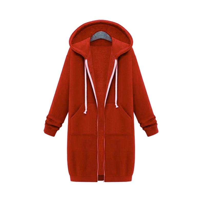 Stylish Women's Long Sweatshirt Design Jacket