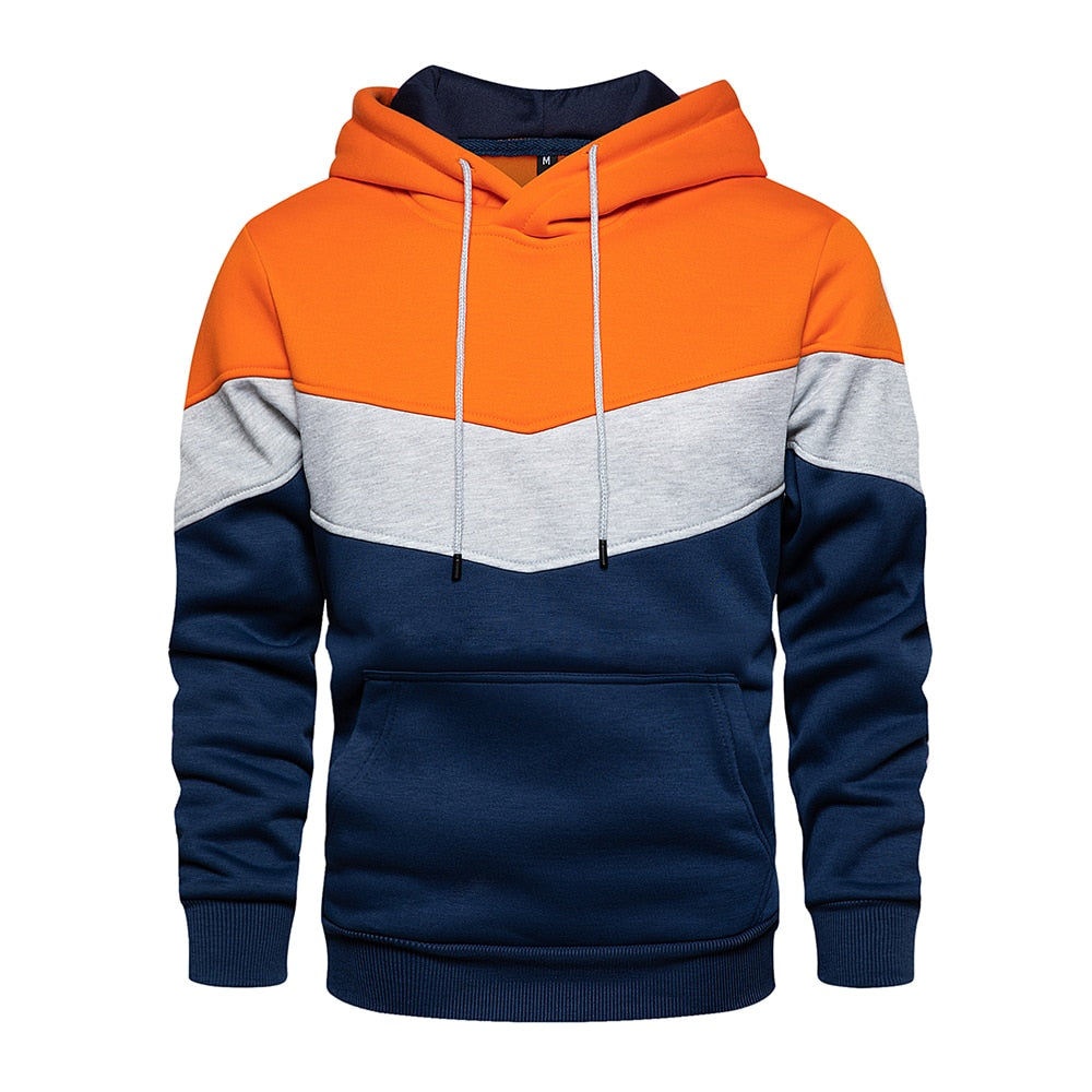 Comfortable Men's Hoodie Cotton Blend