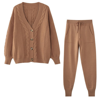 Women's Comfortable 2-Piece Sport Set Top and Pants