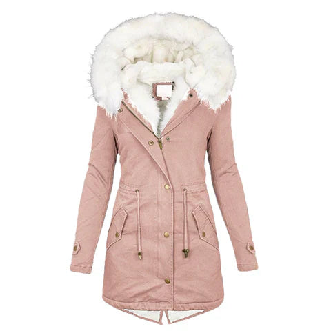 Winter Coat Long Hooded Parka Women's Protection