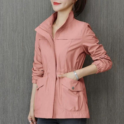 Women's Transitional Jacket Stand-up Collar Women's Coat