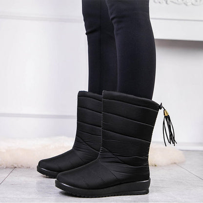 Damen Winterstiefel Warm Leicht - IdealeKleiden