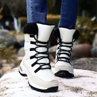 Women's Boots Mid-Calf Lace-Up