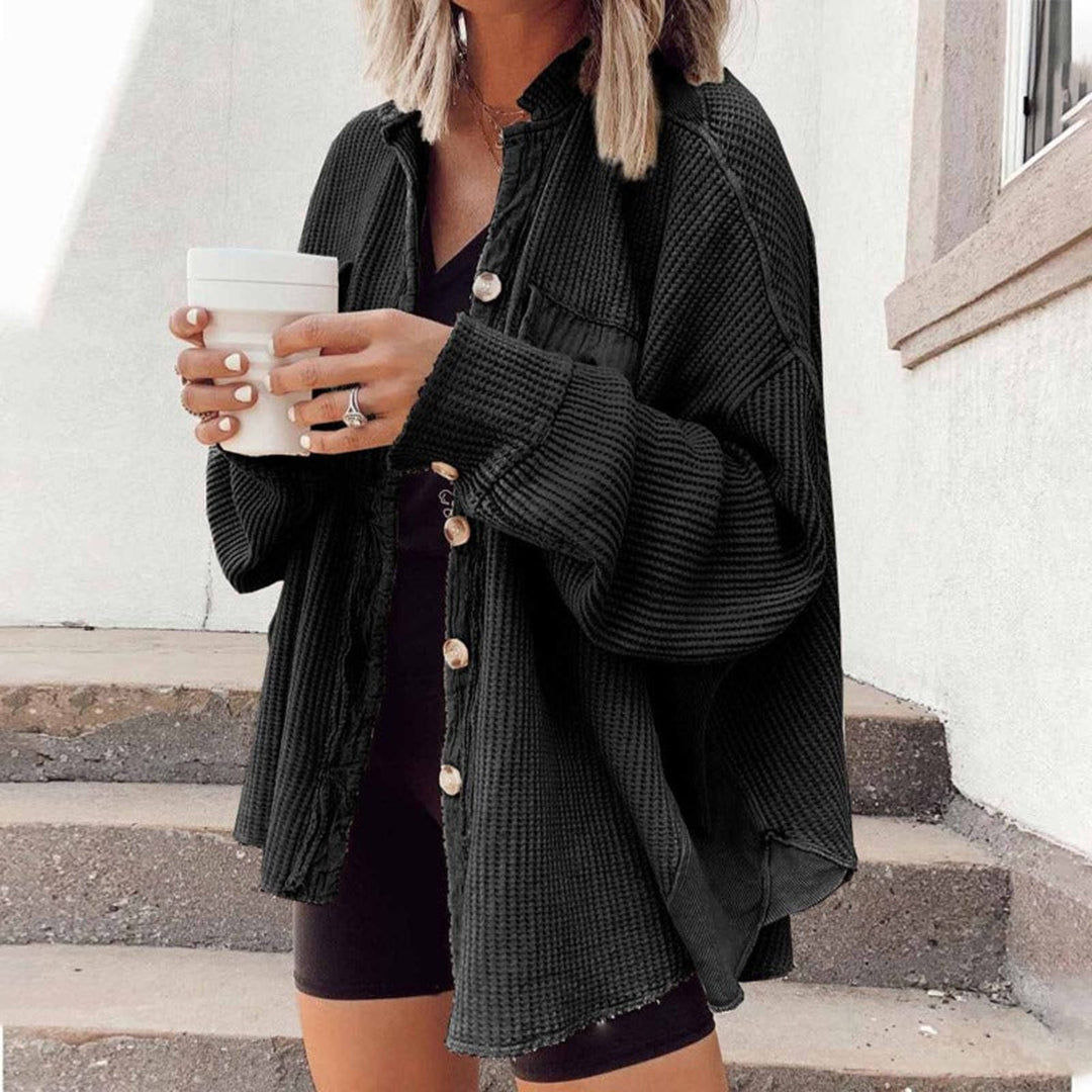 Women's Cardigan Casual Ribbed
