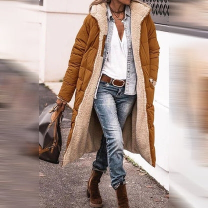 Elegant Women's Long Winter Parka