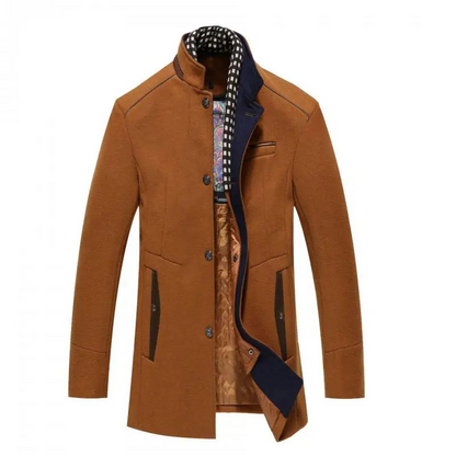 Men's Winter Jacket Warm Stylish Stand-up Collar