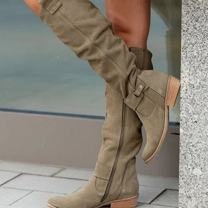 Stylish Leather Boots Women Premium Quality