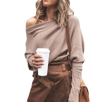 Stylish Off-The-Shoulder Sweater