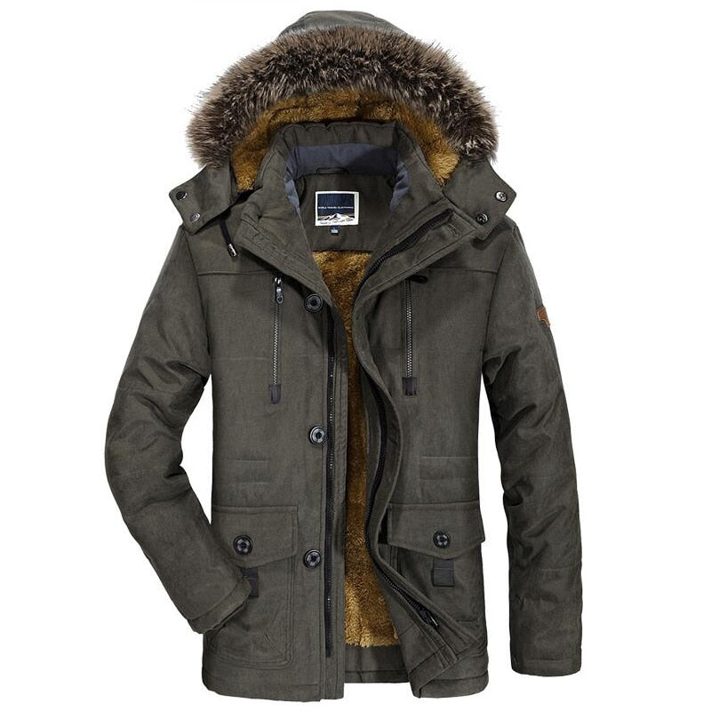 Oliver - Winter Parka with Faux Fur Trim