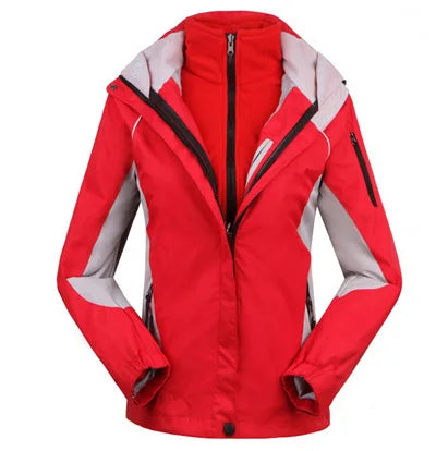 Women's Outdoor Jacket Waterproof Windproof Black