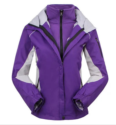 Women's Outdoor Jacket Waterproof Windproof Black