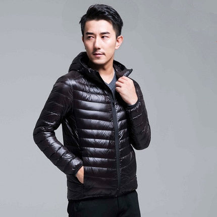 Herren Übergangsjacke Kapuze Modern Jessie - IdealeKleiden