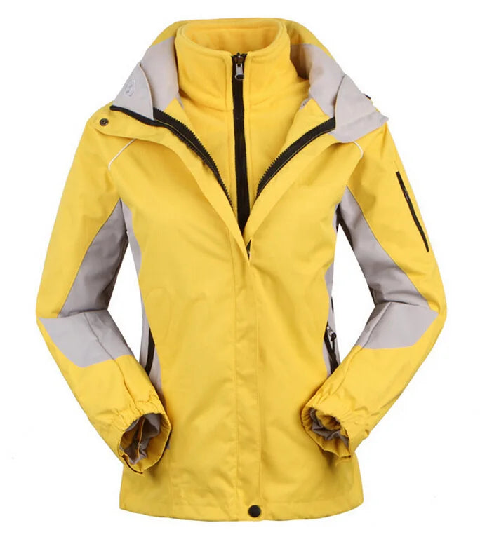 Women's Outdoor Jacket Waterproof Windproof Black