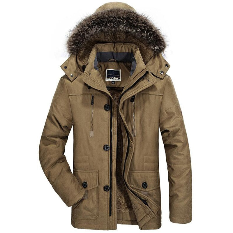 Oliver - Winter Parka with Faux Fur Trim
