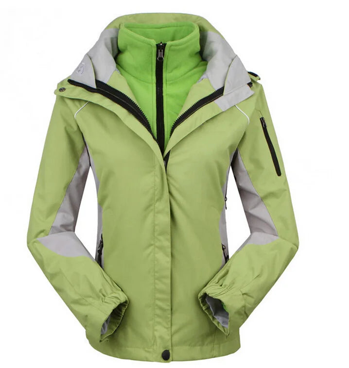 Women's Outdoor Jacket Waterproof Windproof Black