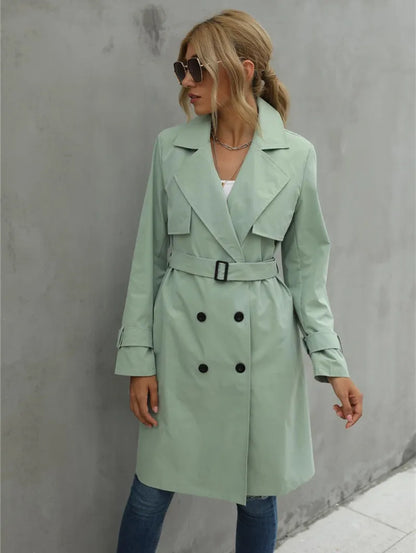 Elegant Women's Trench Coat Modern Style
