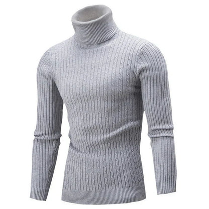Men's Turtleneck Sweater Warm Cozy
