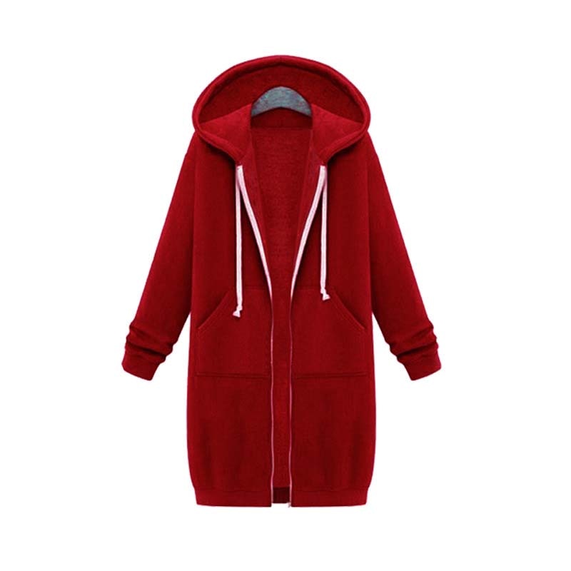Stylish Women's Long Sweatshirt Design Jacket