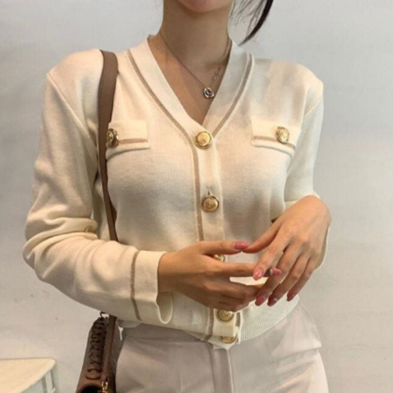 Women's Vest V-Neck Elegant
