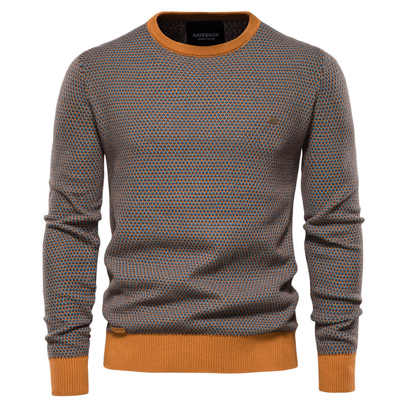 Men's Clothing Round Neck Pullover Casual