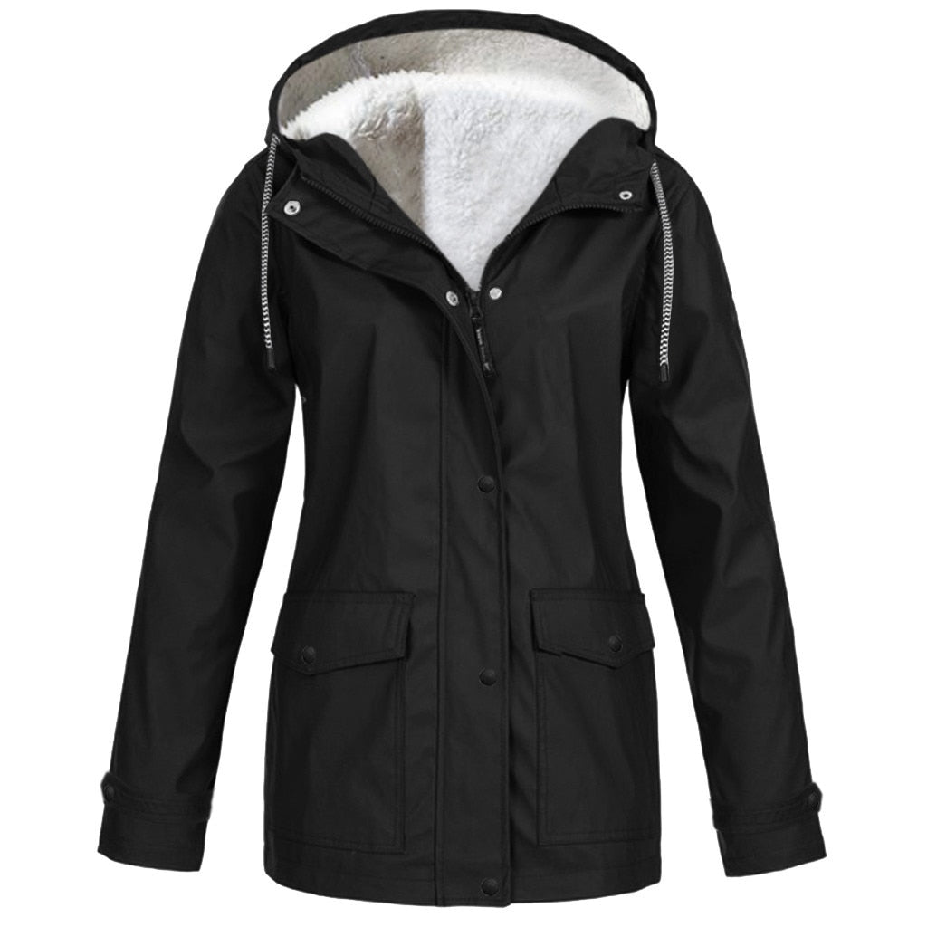 Waterproof Outdoor Jacket Warm Lined