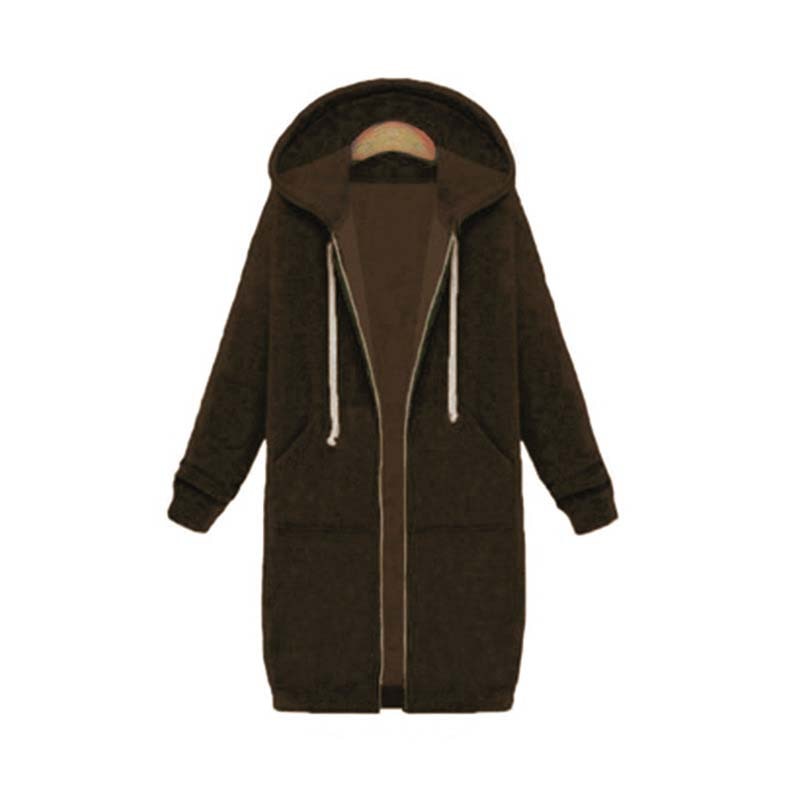 Stylish Women's Long Sweatjacket
