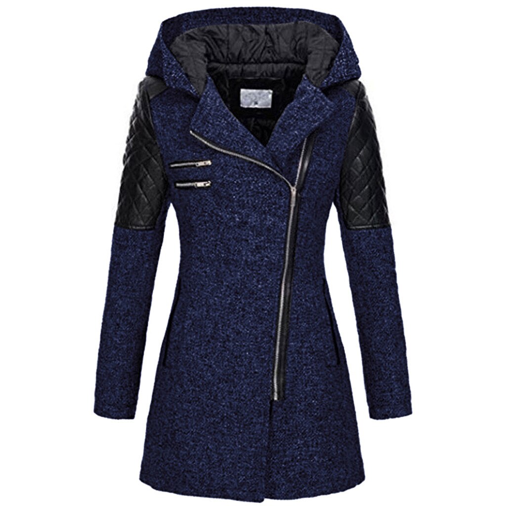Stylish Women's Asymmetrical Quilted Coat