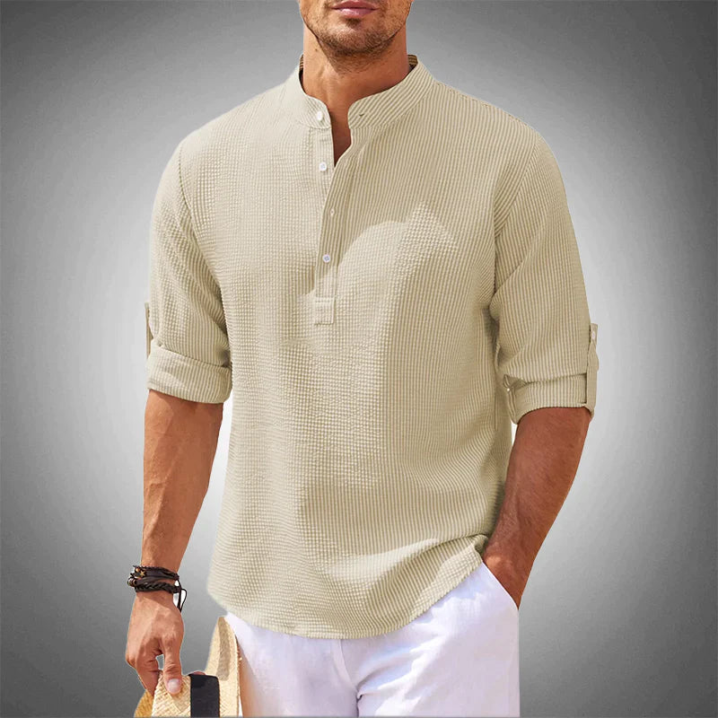 Men's Polo Shirt Comfortable Breathable Long Sleeve