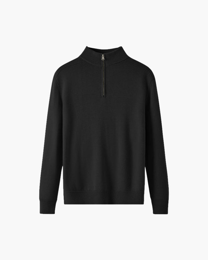 Merinowolle Pullover Damen Reißverschluss