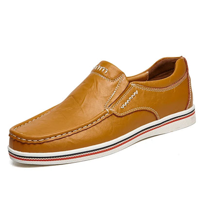 Men's Comfortable Leather Slip-On Shoes