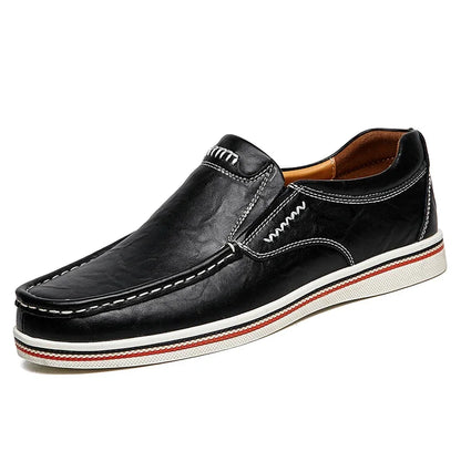 Men's Comfortable Leather Slip-On Shoes