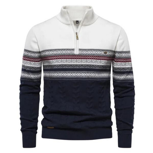 Herren Pullover Warm Gestrickt Winterlich - IdealeKleiden