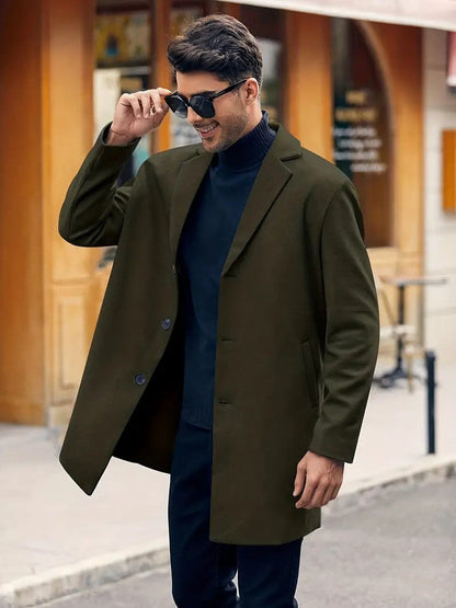 Men's Classic Warm Wool Coat