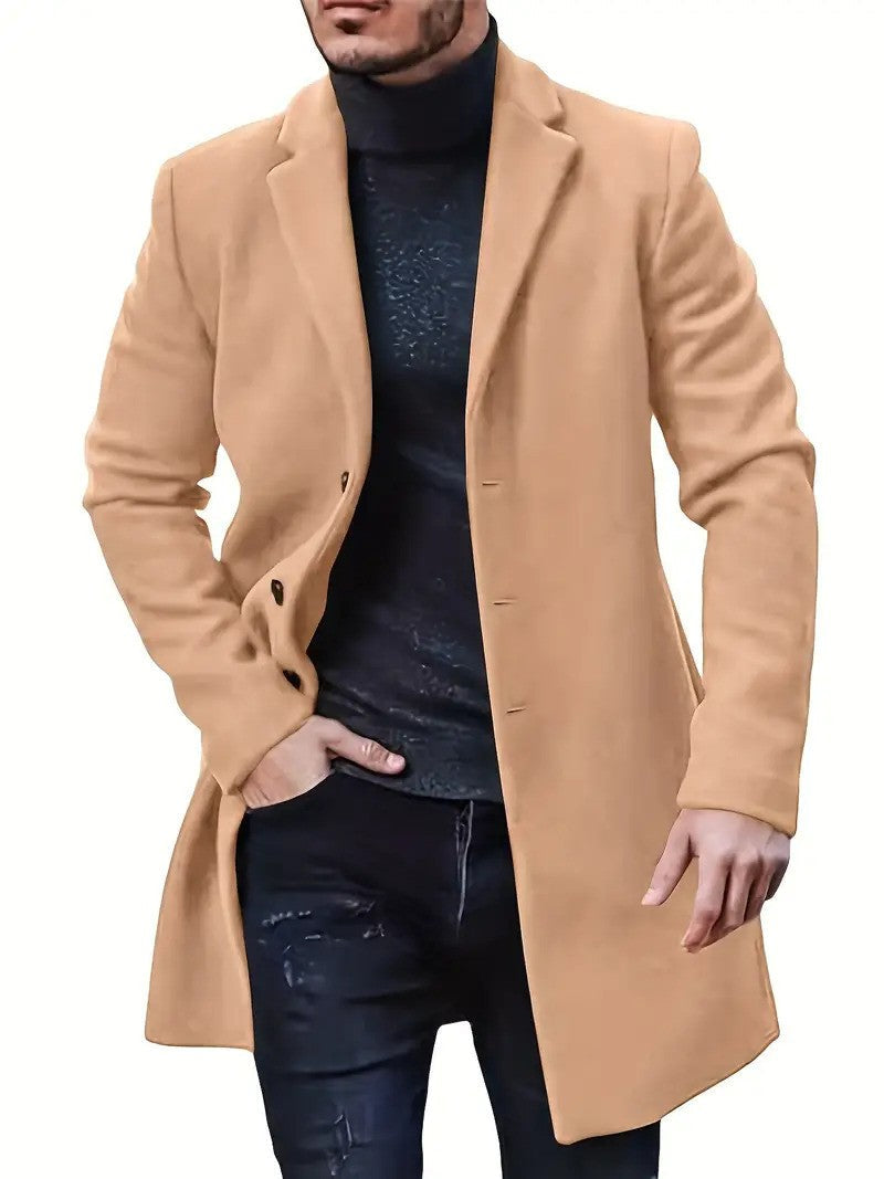 Men's Classic Warm Wool Coat
