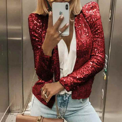 Glamour Sequin Blazer Elegant