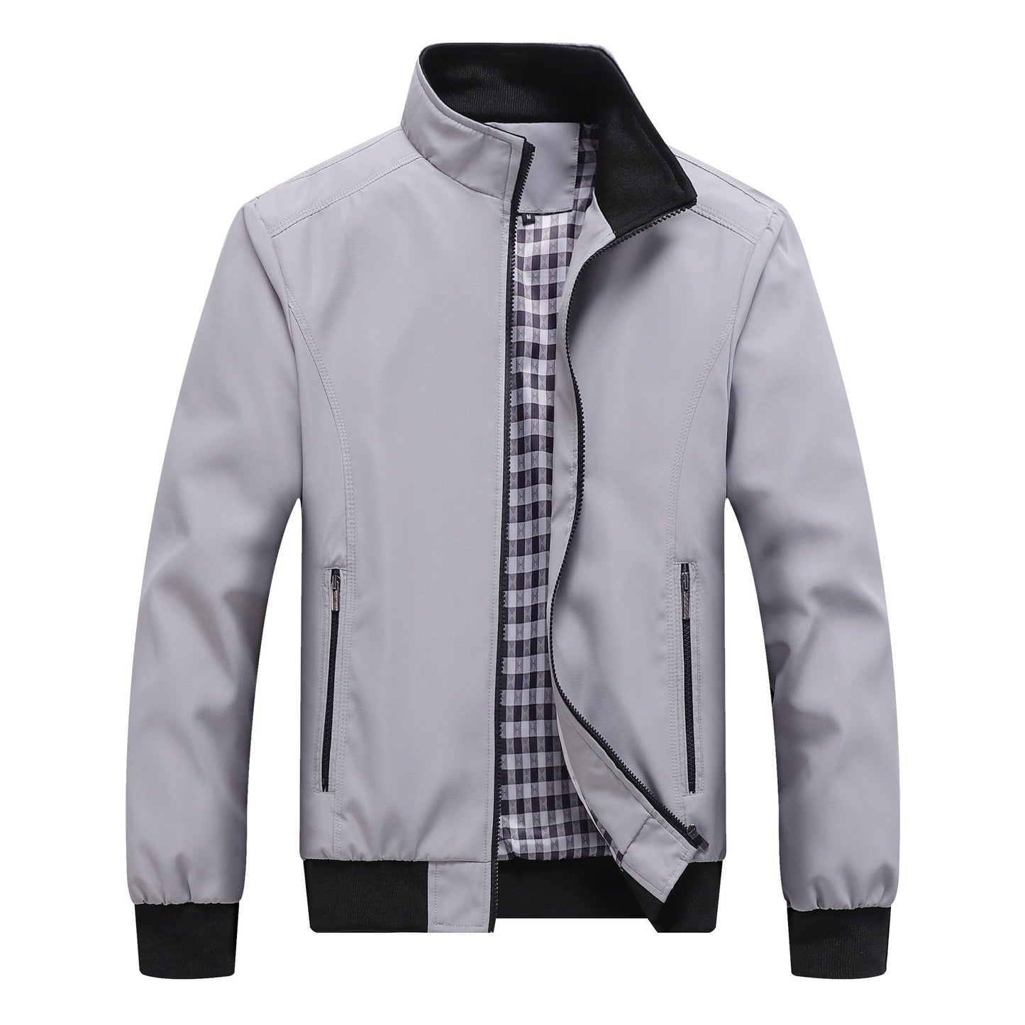 Men's Outdoor Jacket Lightweight Windproof Zipper