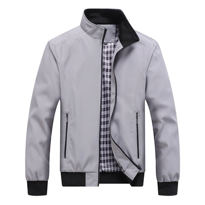 Men's Outdoor Jacket Lightweight Windproof Zipper