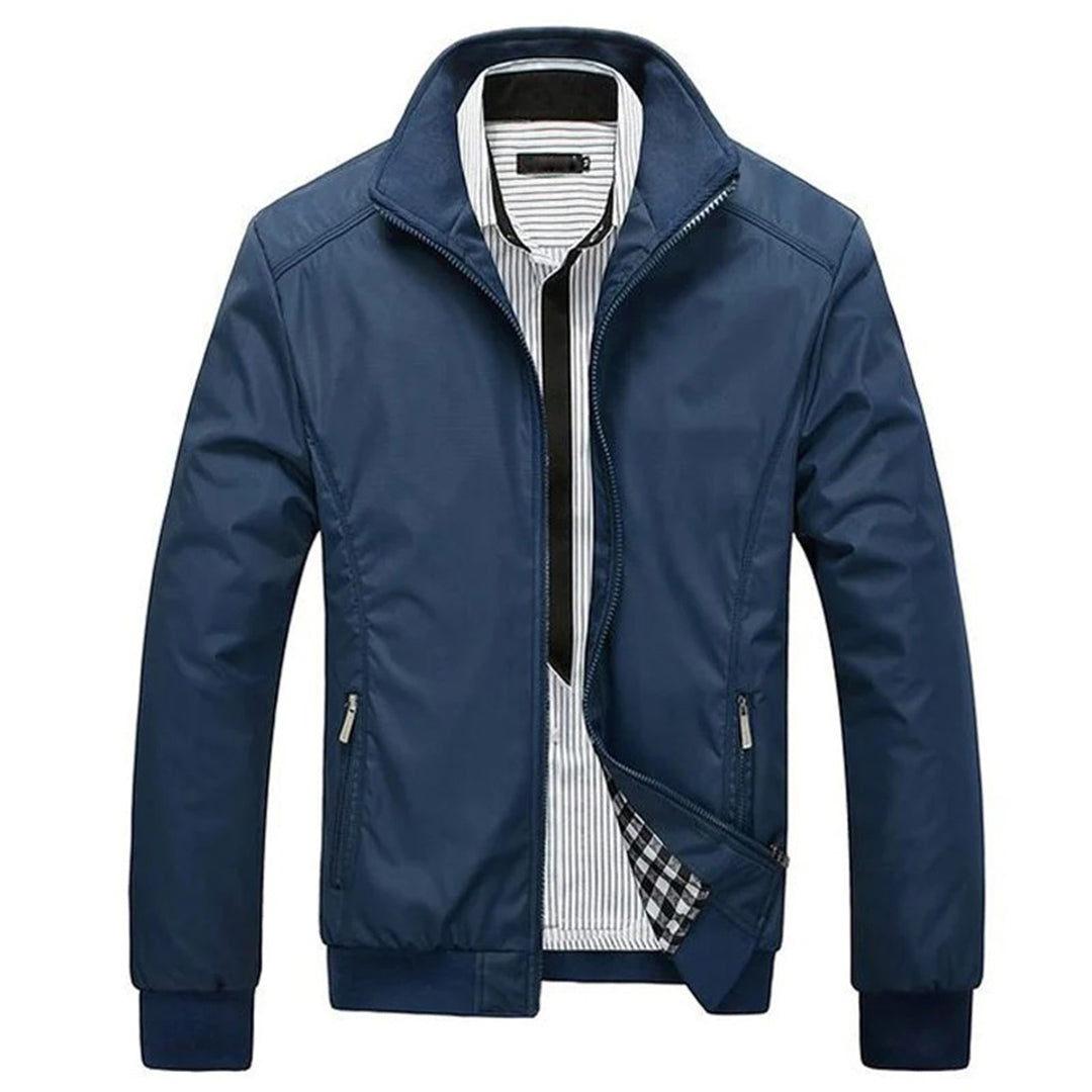 Men's Summer Jacket Windproof Zip Up