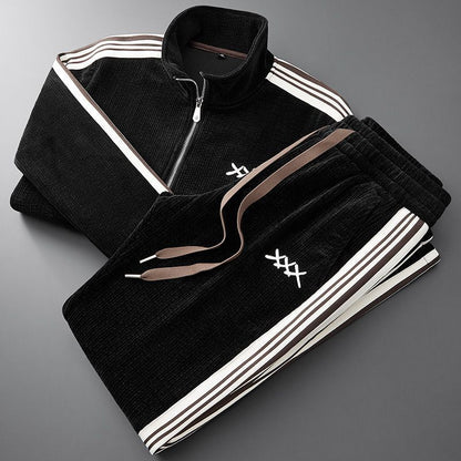 Men's Striped Two-Piece Tracksuit