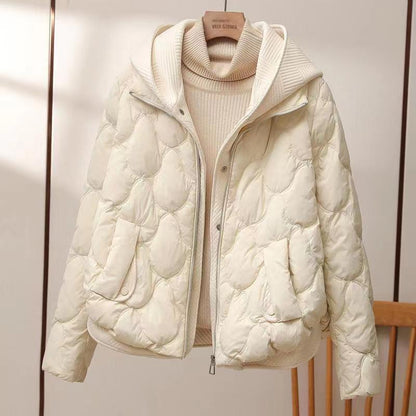 Soft Puffer Jacket for Women with Silk Lining