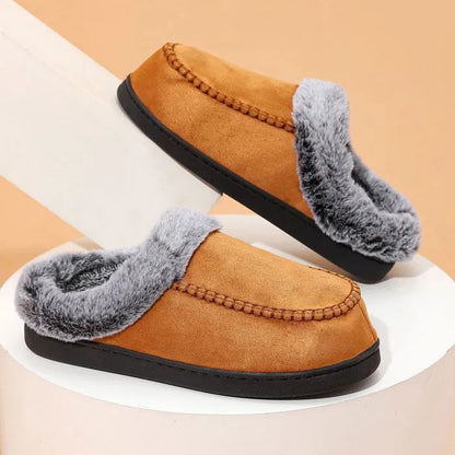 Warm Feet Men's Slippers Fleece Winter